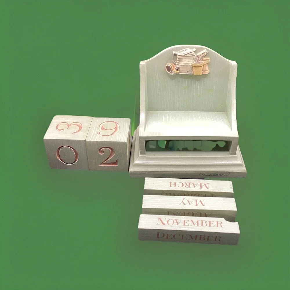 Hallmark MARJOLEIN BASTIN Natures PERPETUAL BLOCK CALENDAR Garden As Is